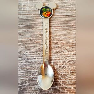 Vintage Walt Disney World 2007 Disney Silver Serving Spoon with Emblem